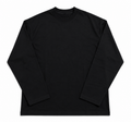 T-SHIRT NOIR MANCHES LONGUES - 240GSM
